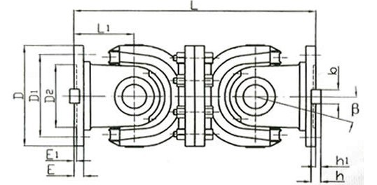 十字軸式萬(wàn)向聯(lián)軸器
